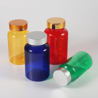 Highly Customized Luxury Black Frost Pill Bottle Capsule Bottle Green Plastic Vitamin Medicine Bottle Personal Care Packaging With Screw Cap