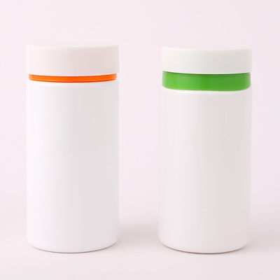 Manufacture Custom 100 150 200 250 300ml PET Plastic Packaging Vitamin Empty White Pill Bottles for Medical Capsule Storage