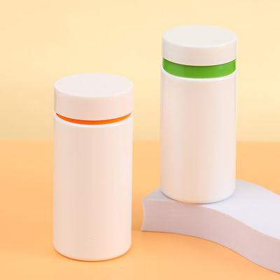 Manufacture Custom 100 150 200 250 300ml PET Plastic Packaging Vitamin Empty White Pill Bottles for Medical Capsule Storage