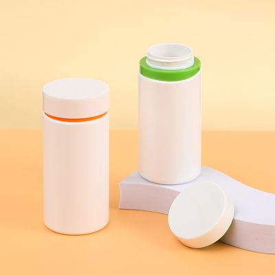 Manufacture Custom 100 150 200 250 300ml PET Plastic Packaging Vitamin Empty White Pill Bottles for Medical Capsule Storage