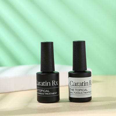 Glass Body Senior PAK Customize Private Label Product 10ml 15ml Empty Unique Black Matte Nail Polish Bottle with Black Cap