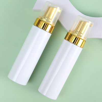 100ml/120ml/150ml/200ml PET Plastic Mousse Bottle Facial Cleanser Pressing Foaming Container with Pump Sprayer Seal