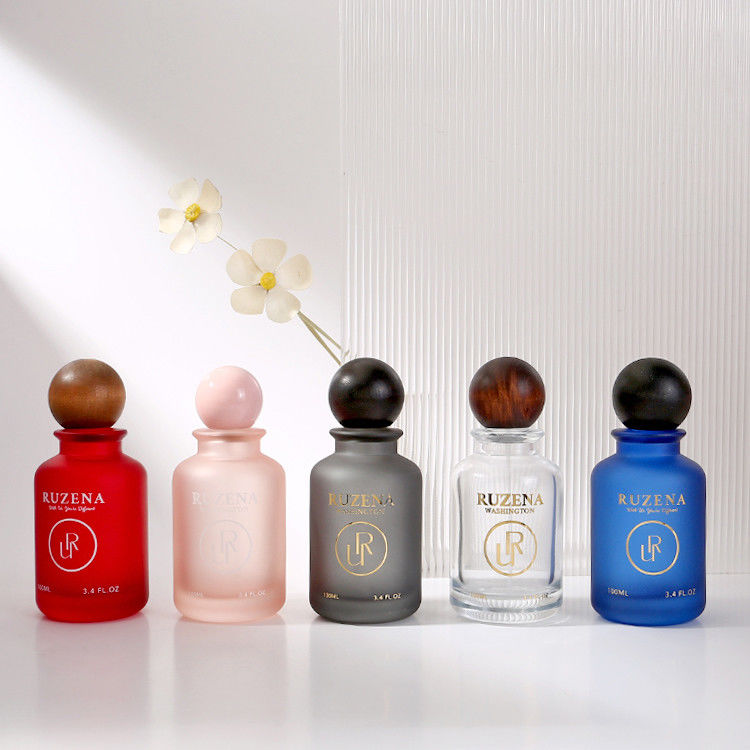 Unique Design 30ml 50ml 100ml Round Small Custom Refillable Empty Spray Glass Perfume Packaging Bottle with Box Luxury